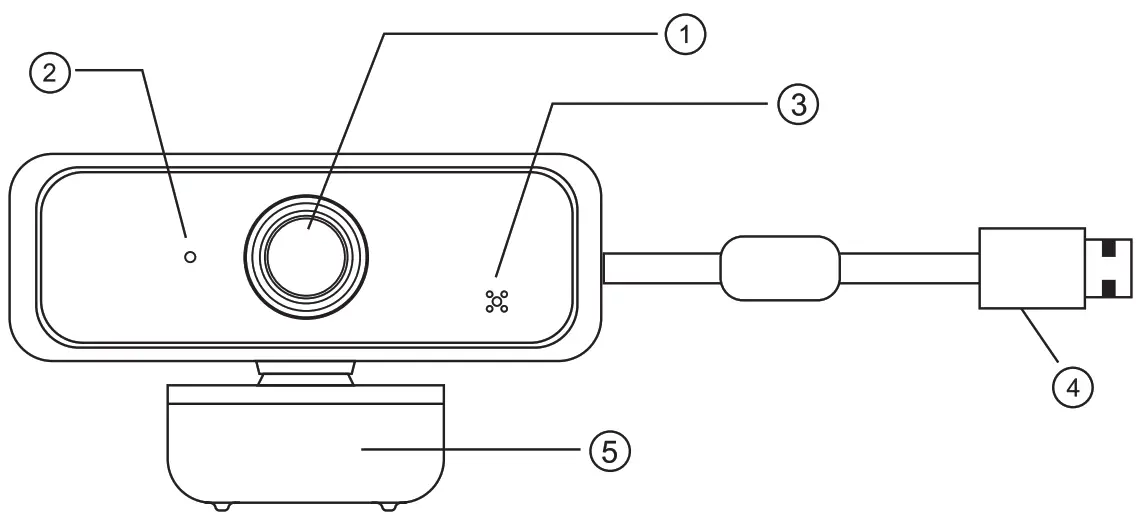 Targus AVC041 WEBCAM PRO 1080P HD Camera
