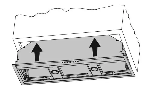 FISHER PAYKEL HP60IDCHX3 60cm Integrated Insert Rangehood - figure 7