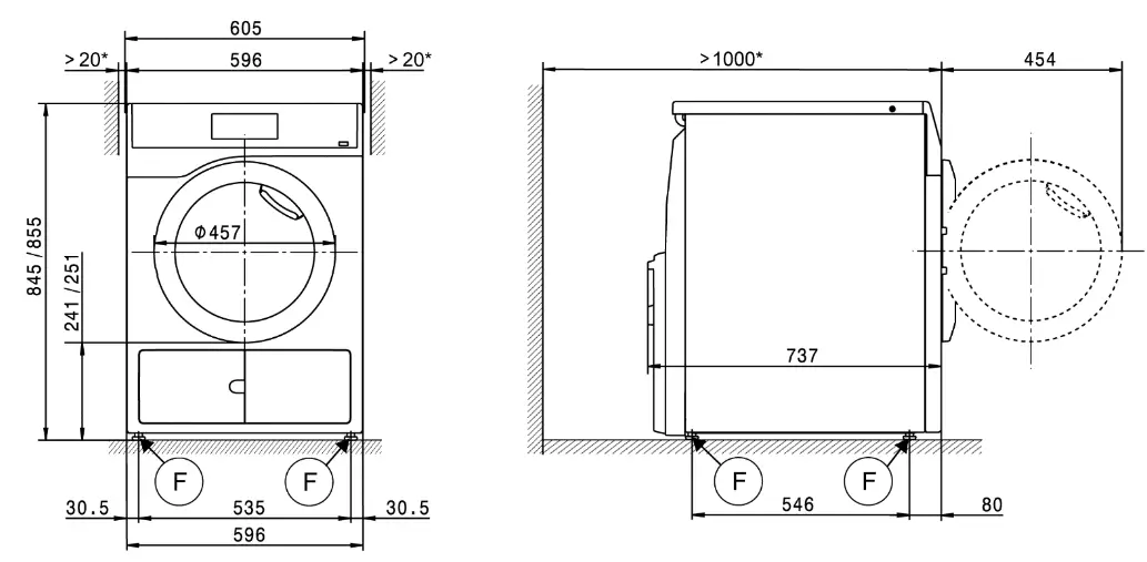 Miele PDR 908 HP Heat Pump Tumble Dryer - fig