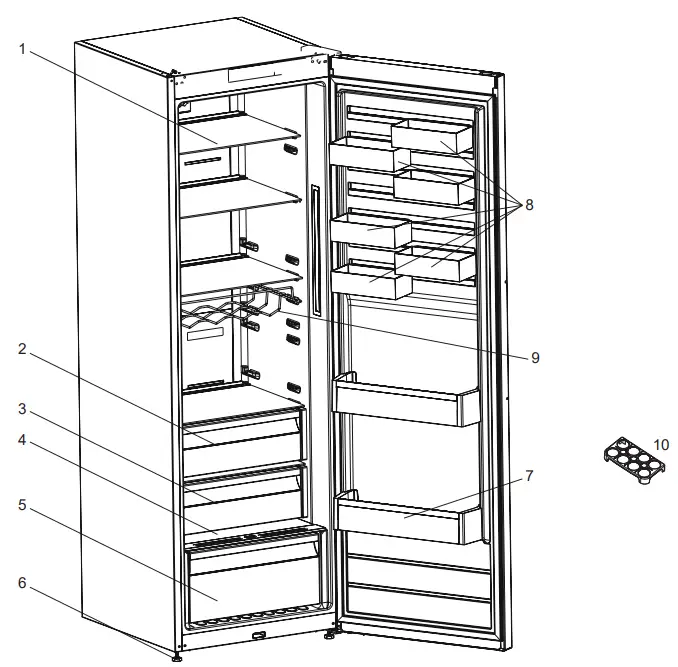 AEG RKB738E5MB Freestanding Refrigerator-fig33
