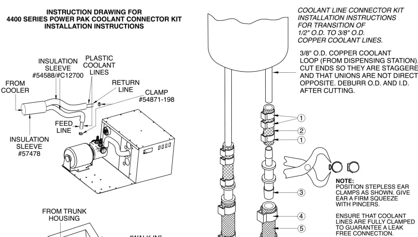 Perlick 4400 Series Power Paks, 1-2 Hp Power Pak - 2 Pumps-fig4