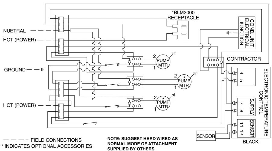 Perlick 4400 Series Power Paks, 1-2 Hp Power Pak - 2 Pumps-fig9