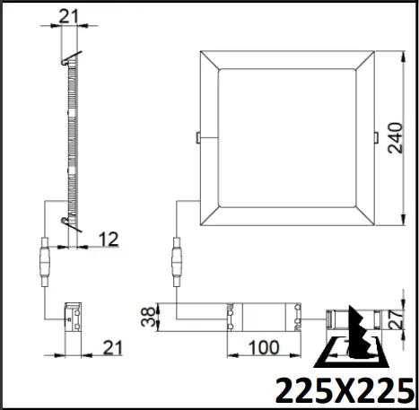 resistex 791904 Zephyr Extra-flat LED Downlight-fig4