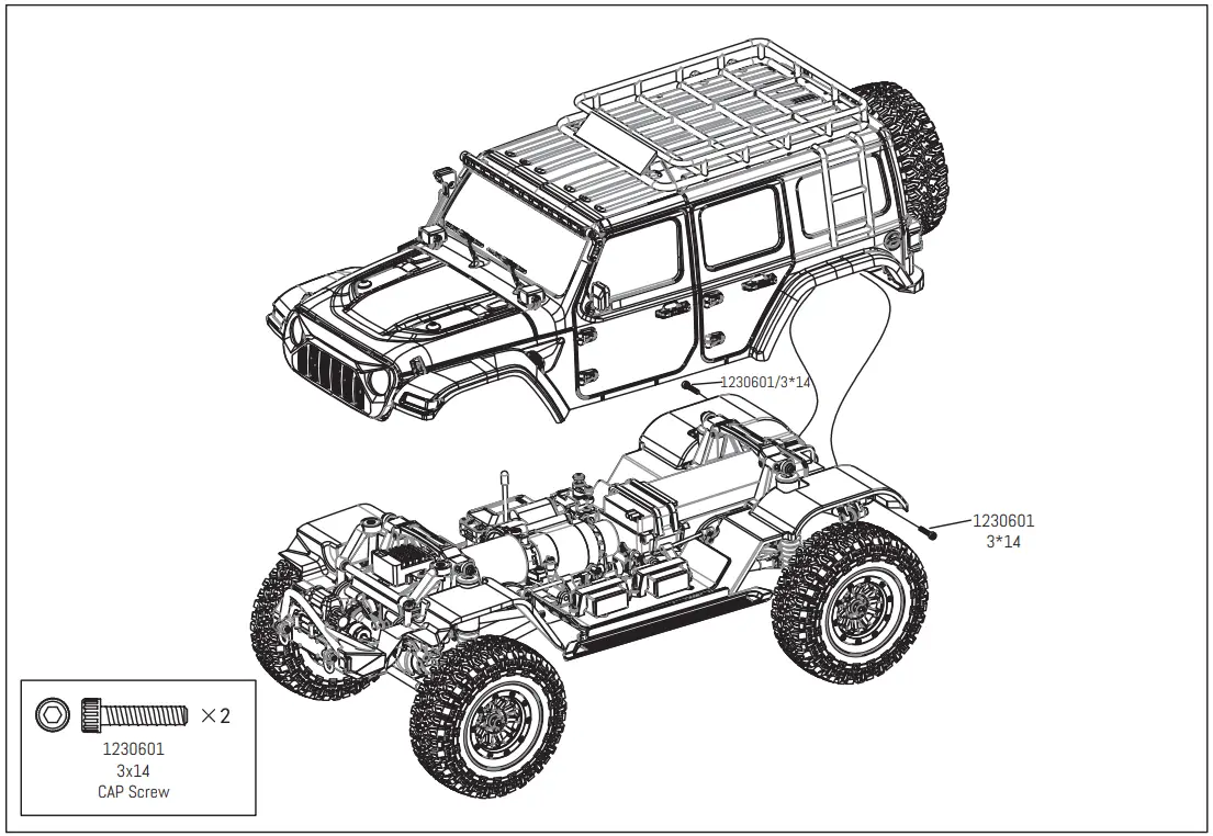 ABSIMA SHERPA PRO CR3 4 1 10 Scale 4wd Electric Crawler - FIG 48