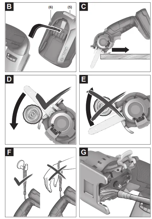 BOSCH AdvancedCut 18 NanoBlade Cordless Saw - fig 1