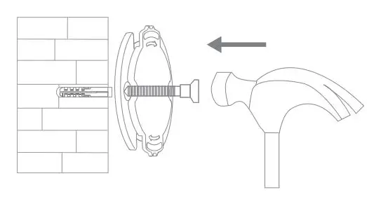 Xiaomi Home Security Camera 360° 1080P User Guide - Make sure to position the base unit so that the arrow is pointing up