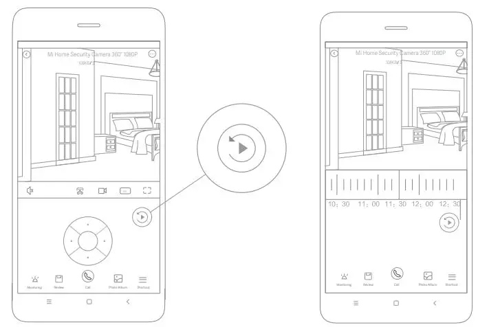 Xiaomi Home Security Camera 360° 1080P User Guide - Playback