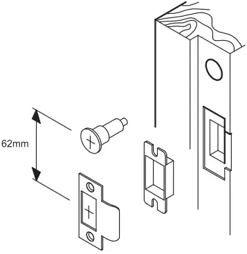 Mounting Strike and Magnet