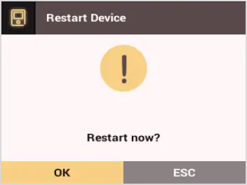 restart device