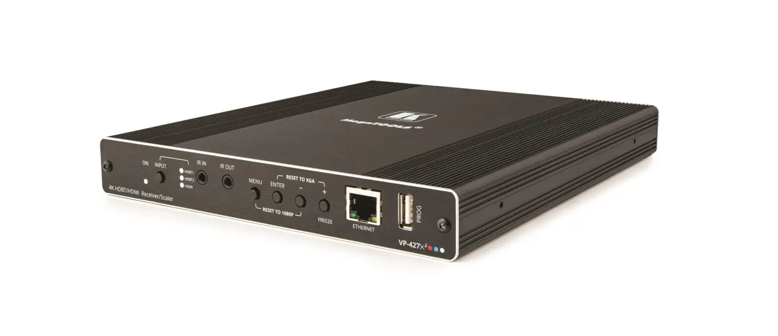 Kramer Vp-427x2 4k Hdbt Or Hdmi Receiver Or Scaler User Guide Kramer Vp-427x2 4k Hdbt Or Hdmi Receiver Or Scaler User Guide
