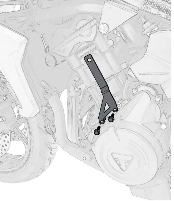 DENALI HMT.11.10700 Horn Mount Triumph Tiger Sport 1