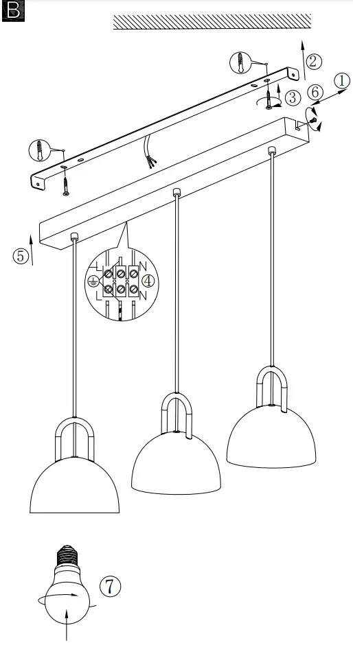 B99694 Calmanera Pendant Installation