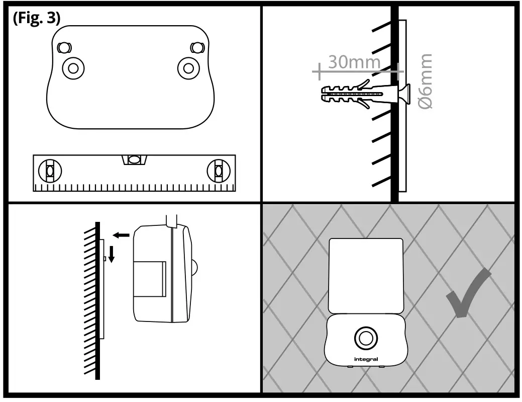 integral LED ILNLMS-CL-BAT Night Light Motion Sensor - Figure 3