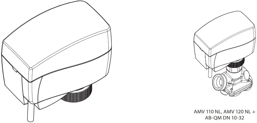 Danfoss AMV 110 NL AMV 120 NL Actuators for Three Point Control - Figure 1