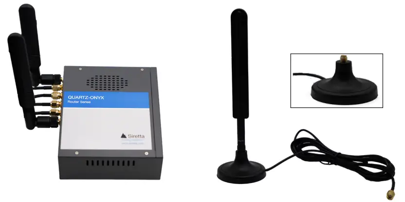 Siretta QUARTZ-ONYX 5G NR Gigabit Ethernet Industrial Router Range - Fig 7