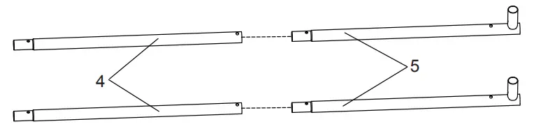 EXIT TOYS steel soccer goal 220x170cm - button