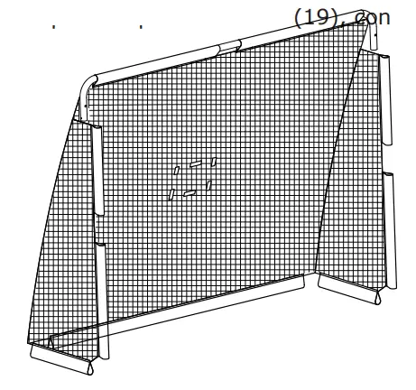 EXIT TOYS steel soccer goal 220x170cm - gebildet