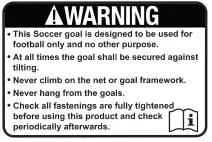 EXIT TOYS steel soccer goal 220x170cm - icon