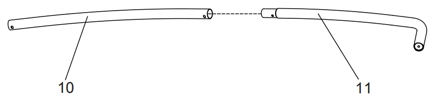 EXIT TOYS steel soccer goal 220x170cm - sure button