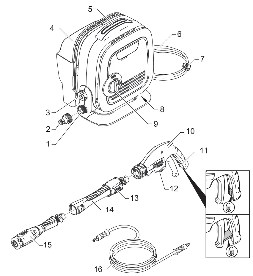 KARCHER-K-Mini High-Pressure-Cleaner-fig1