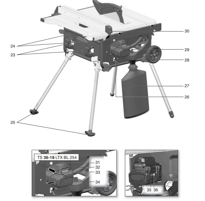 metabo-TS 36-18-LTX-BL-254-18V-Brushless-Table-Saw-2