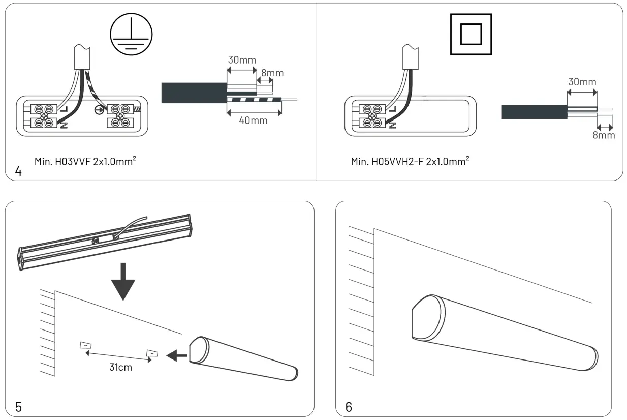 Arlux LIGHTING 3297021151300 Klip 8w Bathroom Strip 900lm - fig 3