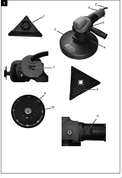 scheppach-DS-210-Drywall-Sander-Instruction-fig-1