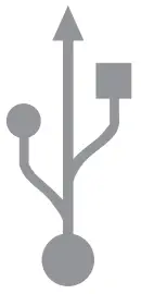 USB-C charging point Icon