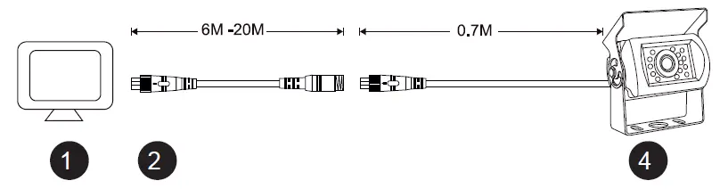 Peying PY0101P Rear View Camera 3