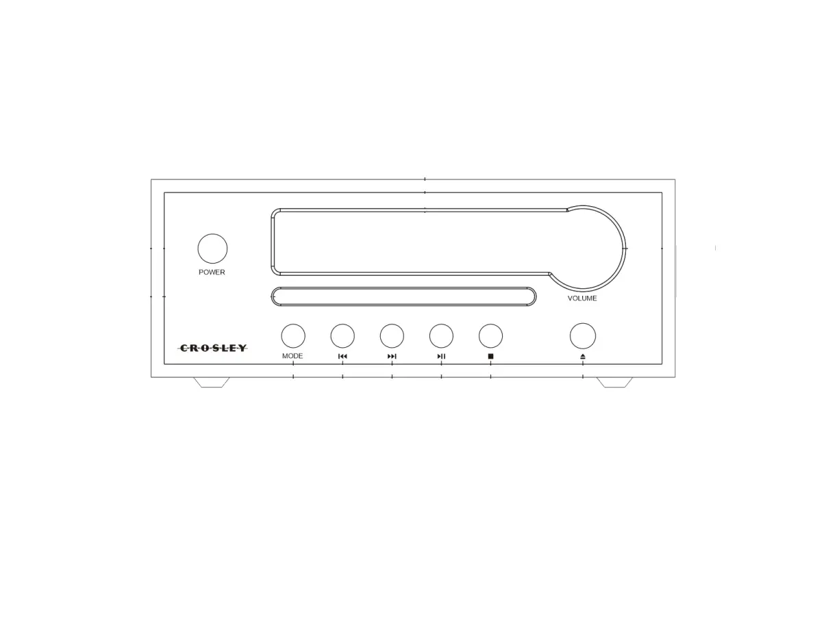 Crosley Cr3503a-wa Cd Player User Manual