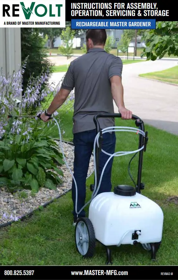 REVOLT Rechargeable Master Gardener User Manual