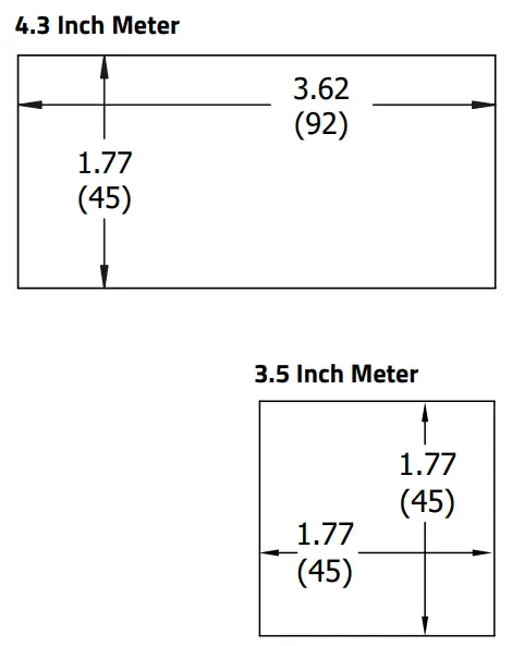 RED LION PM 50 Digital Input Graphical Panel Meters. - fig 1