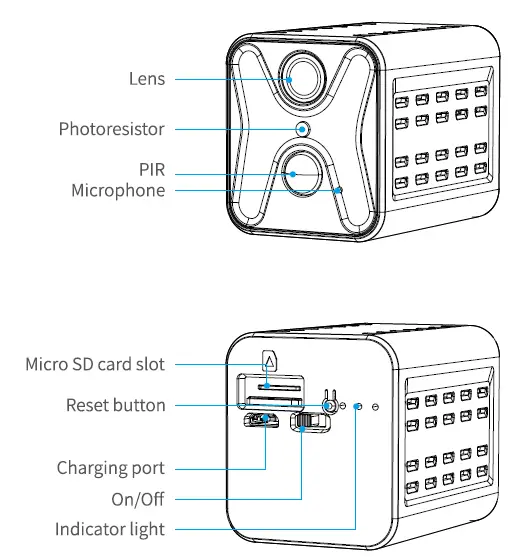 Campark SC13 Wifi Low Power Battery Camera fig 1