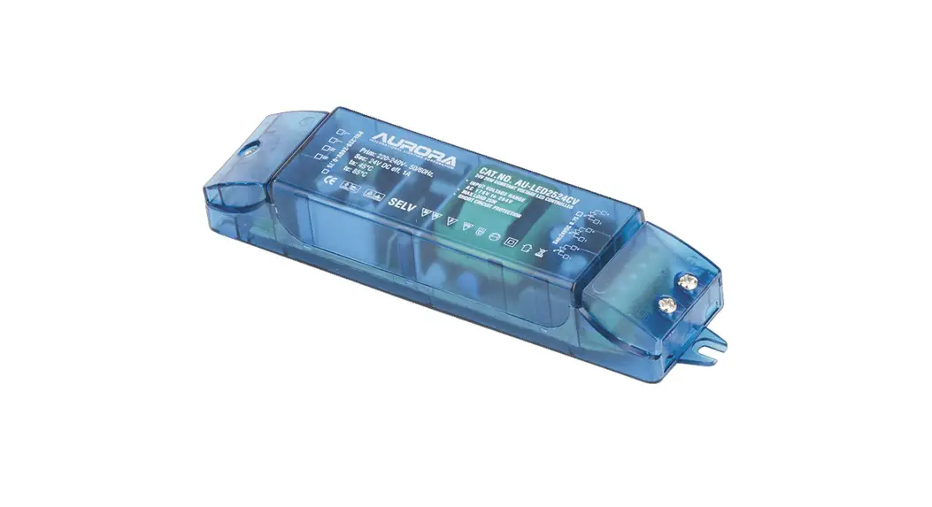 Aurora Au-led2524cv 24v Constant Voltage 25w Led Driver Instruction Manual Aurora Au-led2524cv 24v Constant Voltage 25w Led Driver Instruction Manual