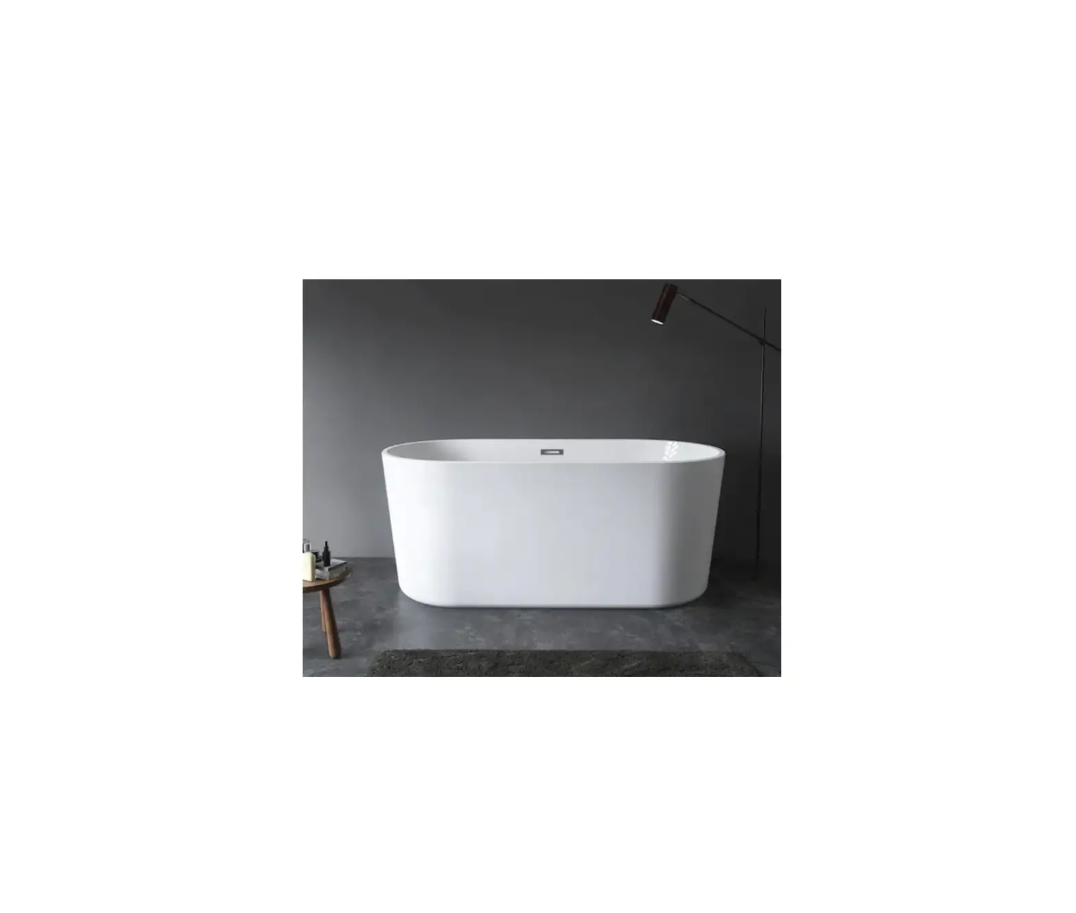 Getpro Lcdk-11-3c71 70 Inch Acrylic Flatbottom Oval Non-whirlpool Bathtub Instruction Manual