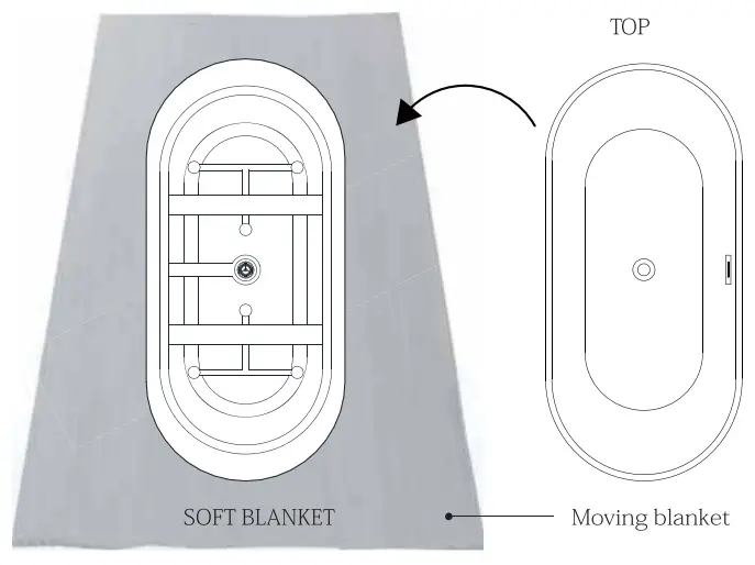 Installation On Slab Floor (No Underfloor Access)