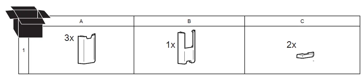 ergotron 98-609-030 CareFit Wall Track 34 Inch Covers 1