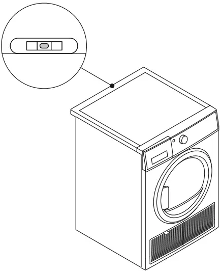 Level the dryer side to side