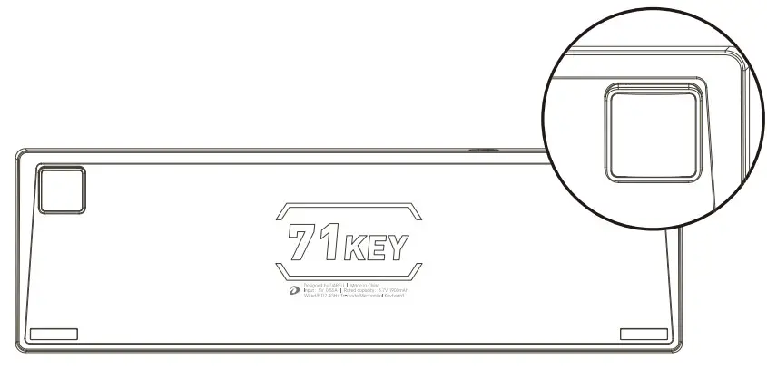 Adjustable magnetic keyboard