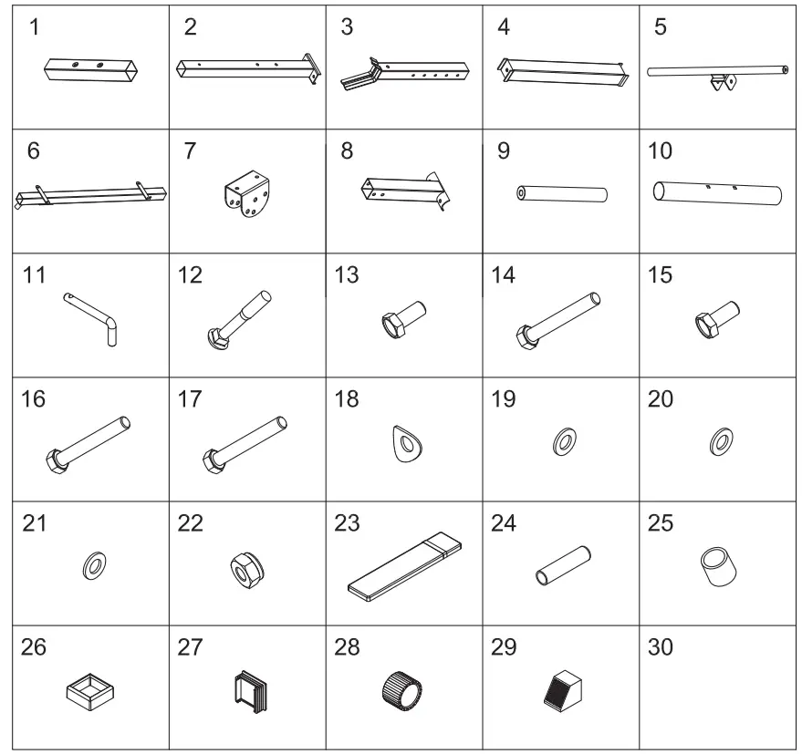 TUNTURI WB20 Basic Weight Bench - Fig 1