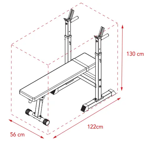 TUNTURI WB20 Basic Weight Bench - Fig 11