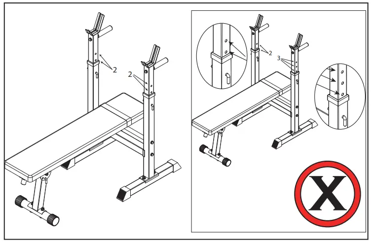 TUNTURI WB20 Basic Weight Bench - Fig 8