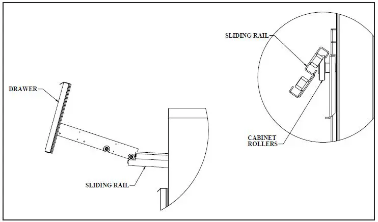 Traulsen UPT279-D-SB Stainless Steel Back Reach-In Compact Prep Table Refrigerator-9