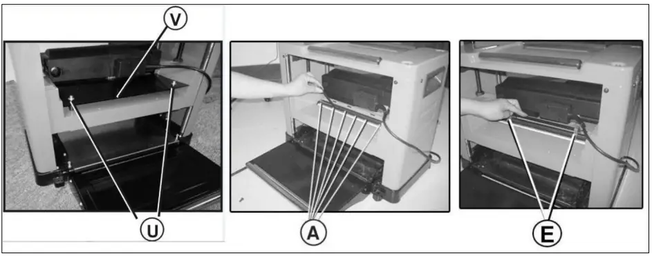 Dismantling the knife blade 
