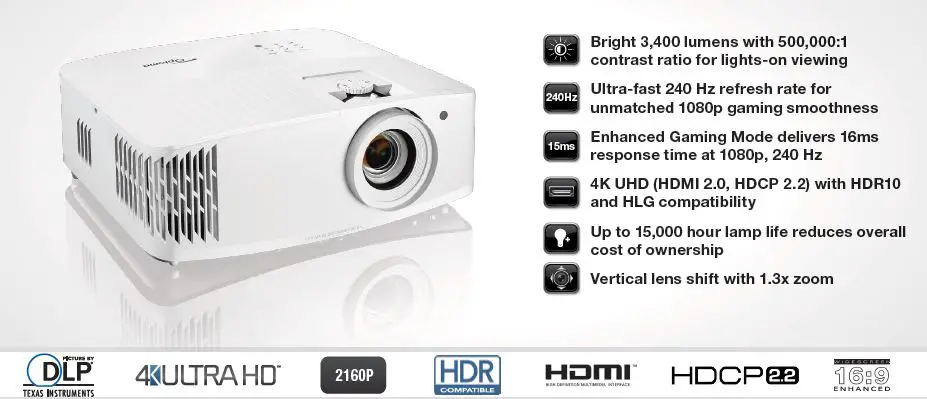 Optoma UHD50X 1080p Gaming