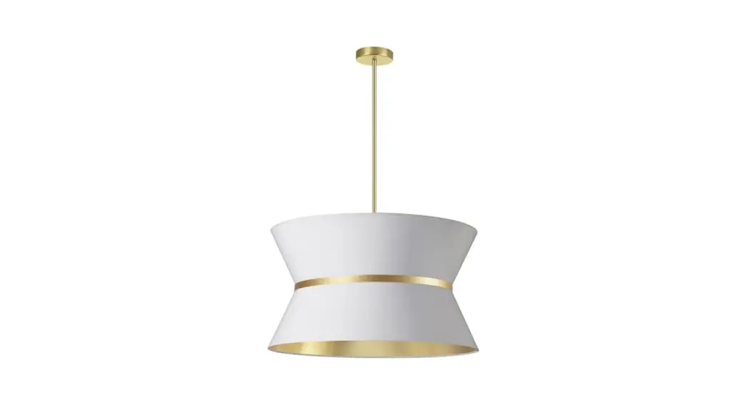 Dainolite Ctn-244c Caterine 4-light White Transitional Bowl Pendant Light Installation Guide