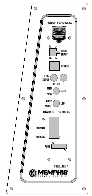 MEMPHIS PRXS112SP Single 12 Inch Bass System
