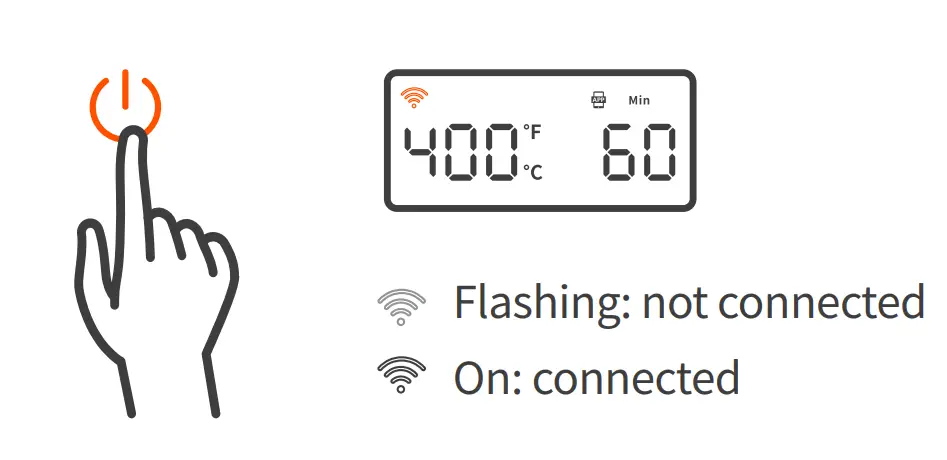 Use the Air Fryer with the Ultenic APP