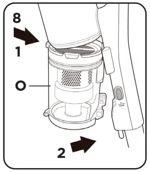 eureka Swan MultiForce Pet Bagless Cylinder Vacuum - 15