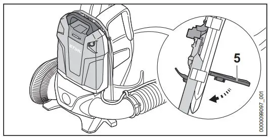 STIHL-BGA-300-0-Cordless-Professional-Blower-FIG 9